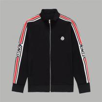 秋冬シーズン新品 MONCLER スーパーコピー 上下セット 純綿生地 ジャカード ストライプ 柄 男女兼用 モンクレール