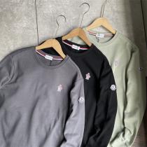★高品質☆ モンクレール スーパーコピー トレーナー カジュアル 丸首 刺繡ロゴ ワッペン MONCLER 綿