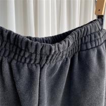 バレンシアガ スーパーコピー スウェットパンツ 刺繍 ロゴ 純綿生地 オーバーサイズ 男女兼用 BALENCIAGA