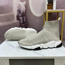 絶対的におしゃれ着こなし BALENCIAGA コピー ソックスニーカー ロゴ プリント ニット バレンシアガ 