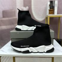 絶対的におしゃれ着こなし BALENCIAGA コピー ソックスニーカー ロゴ プリント ニット バレンシアガ 