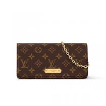 【M82509】LOUIS VUITTON スーパーコピー ショルダーバッグ ウォレット オン チェーン・リリー ルイヴィトン