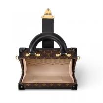 【M46755】LOUIS VUITTON 偽物 ハンドバッグ プティット・マル キャピタル レザー ストラップ ルイヴィトン
