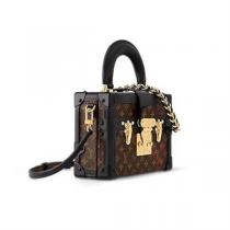 【M46755】LOUIS VUITTON 偽物 ハンドバッグ プティット・マル キャピタル レザー ストラップ ルイヴィトン