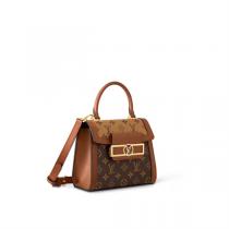 【M46751】LOUIS VUITTON スーパーコピー ハンドバッグ ドーフィーヌ カウハイド レザー キャピタル