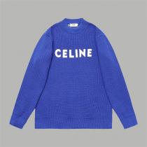 セレブ愛用23/24トレンド最新セリーヌ激安通販CELINEセーター コピーオシャレ可愛いグリーン色