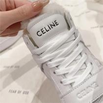 2026冬のおすすめ♡ セリーヌ 偽物 スニーカー 内側 ムートン裏地 ロゴ プリント ミニマル風 通勤通学 CELINE