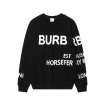 大好評新作★バーバリー コピー トレーナー ゆったりサイズ タグ付き クルーネック ロゴプリント ミニマル BURBERRY