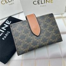 セリーヌ スーパー コピー カードケース ACCORDEON 収納 子牛革 メタルロゴ モノグラム CELINE