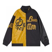 【1AB98A】LOUIS VUITTON コピー ジャケット コントラストカラー Mix Canvas レザー ルイヴィトン