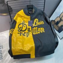 【1AB98A】LOUIS VUITTON コピー ジャケット コントラストカラー Mix Canvas レザー ルイヴィトン