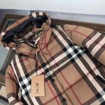 店長推薦大人気作 BURBERRY コピー ダウンジャケット チェック柄 取り外し可能袖 ユニセックス バーバリー