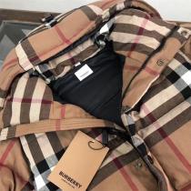 店長推薦大人気作 BURBERRY コピー ダウンジャケット チェック柄 取り外し可能袖 ユニセックス バーバリー