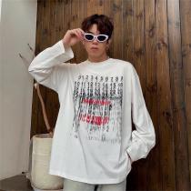2026年超人気の高品質 Maison Margiela コピー 長袖Ｔシャツ 数字 プリント 2色 ユニセックス 純綿 メゾン マルジェラ