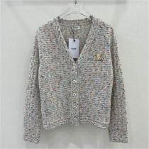 温かみ着心地2026 セリーヌ コピー カーディガン ゆったりサイズ メタルロゴ 2色 CELINE