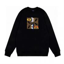 肌あたり抜群★ フェンディ スーパー コピー トレーナー ロゴ プリント ユニセックス FENDI