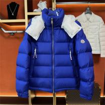 洗練のデザイン☆MONCLER コピー ジャケット 4色 フード付き  男女兼用 コントラストカラー モンクレール