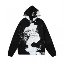 メゾン マルジェラ コピー パーカー コットン ユニセックス 筆タッチ 数字 ロゴ Maison Margiela