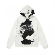 メゾン マルジェラ コピー パーカー コットン ユニセックス 筆タッチ 数字 ロゴ Maison Margiela