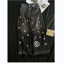 2026年リニューアルバージョン入荷 メゾン マルジェラ コピー ジーンズ レザー ロゴ Maison Margiela