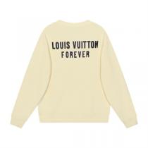 幅広いコーデを楽しみ ルイヴィトン 偽物 トレーナー 偽ポケット ロゴ プリント ユニセックス LOUIS VUITTON