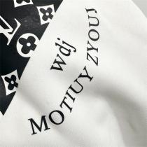 快適な着心地 LOUIS VUITTON コピー トレーナー プリント 純綿生地 オーバーサイズ ルイヴィトン
