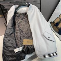 防寒着★バーバリー コピー ジャケット 純綿 BURBERRY レザー 定番 ロゴ オーバーサイズ