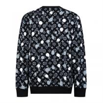 2026年秋冬新作 LOUIS VUITTON スーパーコピー トレーナー モノグラム 水玉 プリント 黒と白と灰 ルイヴィトン
