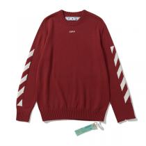 秋冬のおすすめ Off-White コピー セーター オフホワイト オーバーサイズ 純綿 ユニセックス ロゴ  