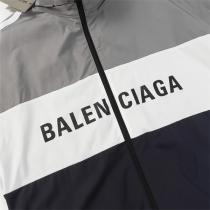 バレンシアガ スーパーコピー ジャケット 防風性 ユニセックス ナイロン ロゴ プリント BALENCIAGA