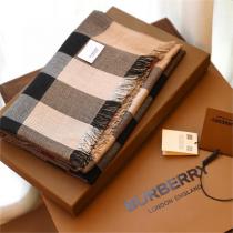 冬も優雅に バーバリー スーパーコピー マフラー チェック柄 ウール フリンジ BURBERRY