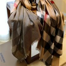 冬も優雅に バーバリー スーパーコピー マフラー チェック柄 ウール フリンジ BURBERRY