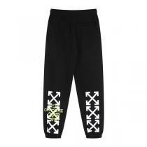 オフホワイト スーパーコピー スウェットパンツ 落書き ロゴ Off-White 純綿生地 矢印
