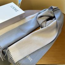 秋冬トレンド ロエベ スーパーコピー マフラー モノグラム フリンジ ウール混紡 LOEWE