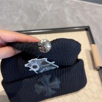 2026新作 クロムハーツ スーパーコピー ニット帽子 ロゴ 貼り付け 4色 ストリート風 CHROME HEARTS