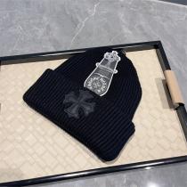 2026新作 クロムハーツ スーパーコピー ニット帽子 ロゴ 貼り付け 4色 ストリート風 CHROME HEARTS