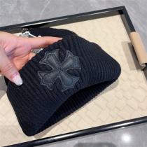 2026新作 クロムハーツ スーパーコピー ニット帽子 ロゴ 貼り付け 4色 ストリート風 CHROME HEARTS