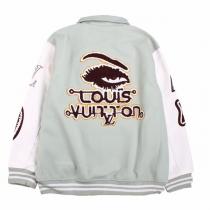 【1ABZJN】LOUIS VUITTON スーパーコピー ジャケット バーシティブルゾン 刺繡ロゴ ルイヴィトン