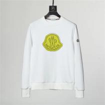 限定割引 モンクレール スーパーコピー トレーナー 黒と白 ロゴ プリント 綿 MONCLER