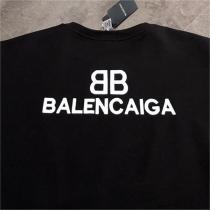 秋冬モデル最新 バレンシアガ コピー トレーナー 裏起毛 刺繡 立体 ロゴ BALENCIAGA 