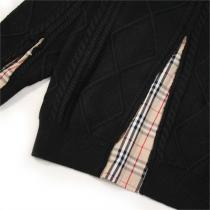 秋の必需品 BURBERRY スーパーコピー セーター ダメージ 加工 ウール チェック柄 バーバリー