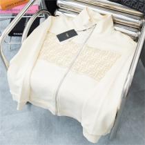 23FW フェンディ スーパーコピー ジャケット FFロゴ モノグラム パッチワーク 2色 FENDI