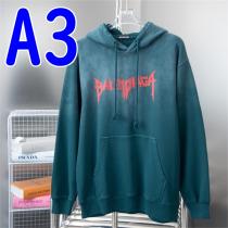 バレンシアガ スーパーコピー パーカー タイダイ柄 レトロ処理 ストリート風 BALENCIAGA