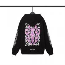 王道のおすすめ CHROME HEARTS コピー パーカー ナイフ ロゴ プリント 綿 クロムハーツ