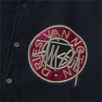 2026限定セール STUSSY コピー ジャケット DRIES VAN NOTEN 刺繍 ロゴ アメカジ ステューシー
