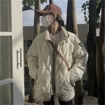 清楚な雰囲気 ストーンアイランド コピー ジャケット 菱形 綿服 オーバーサイズ STONE ISLAND 