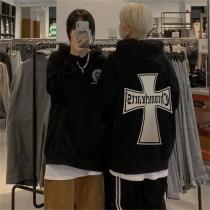 2026トレンド クロムハーツ コピー パーカー クロス ロゴ プリント 男女兼用 純綿 CHROME HEARTS