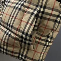 BURBERRY コピー ダウンジャケット チェック柄 リバーシブル Vintage ナイロン バーバリー