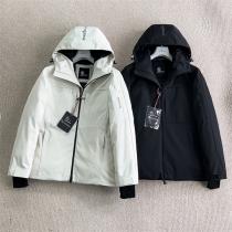 MONCLER スーパーコピー ダウンジャケット Grenble プリント かっこいい 調節可能 袖 モンクレール