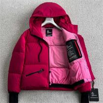 冬のお勧め♡♡MONCLER 偽物 ダウンジャケット Airy 3D ロゴ フード付き 2色 モンクレール